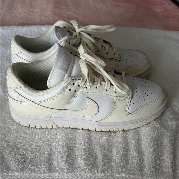 Nike Dunk Low White and Sail Coconut Milk - Picture 3 of 6